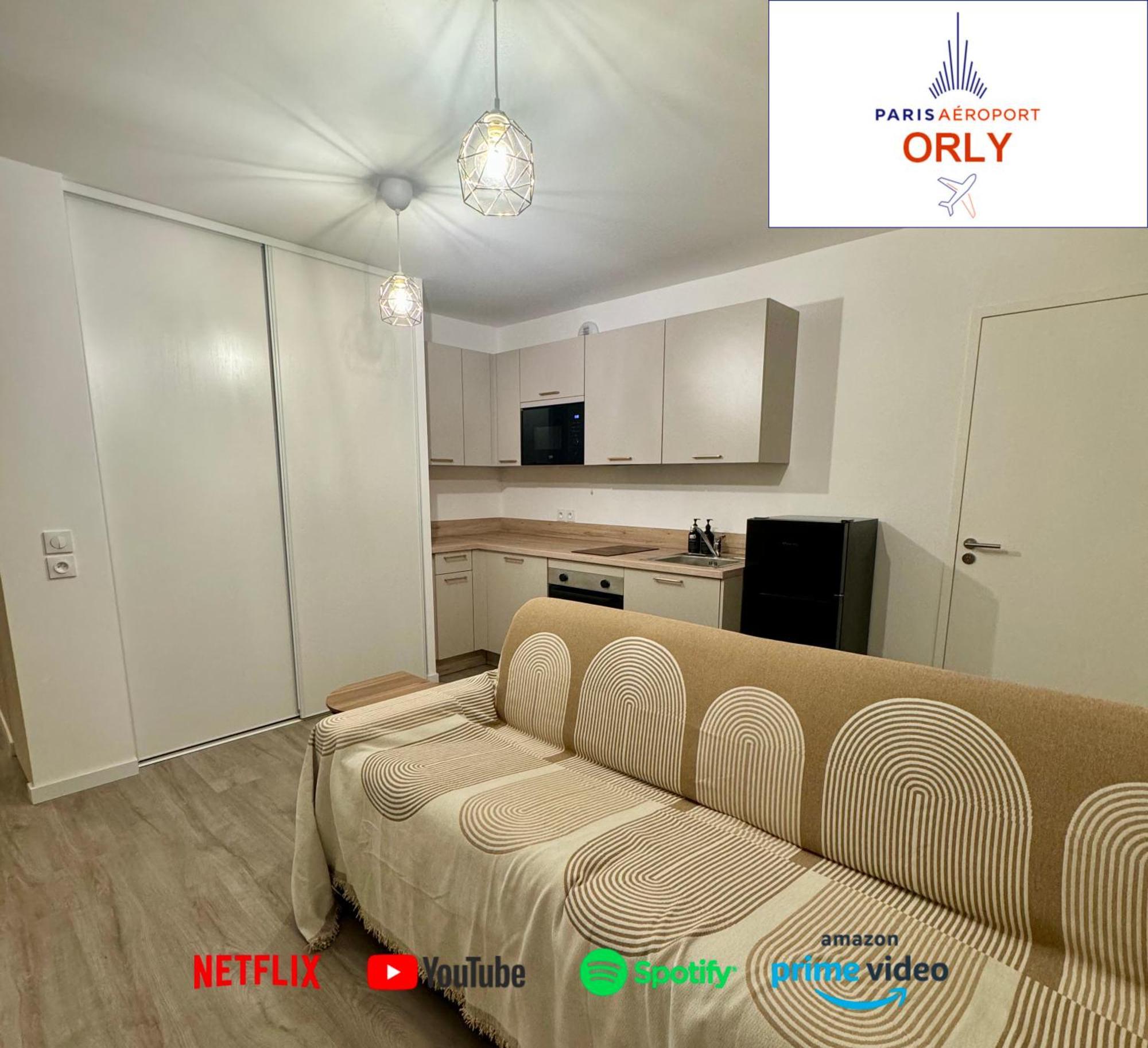 Studio Moderne Et Tout Equipe, Proche Du Rer, Paris & Aeroport D'Orly En 20 Min, Lit Bebe Sur Demande Vitry-sur-Seine Exteriör bild